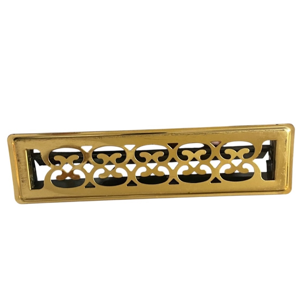 Vintage BRASS scrolled vent cover
